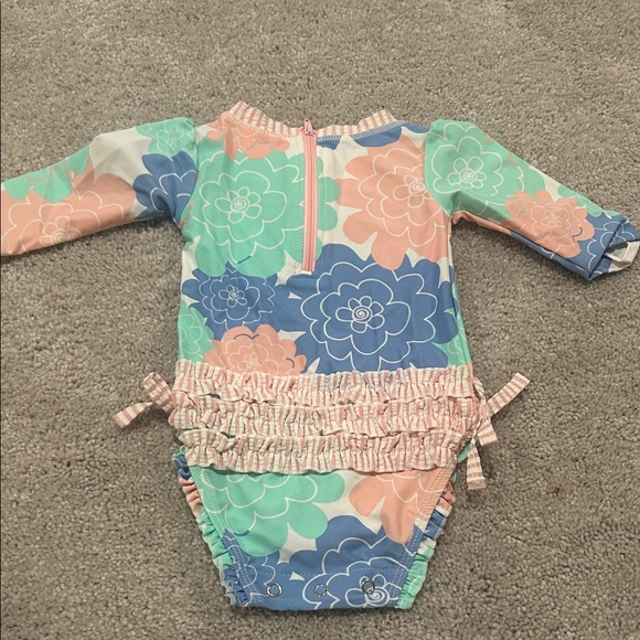 Ruffe Butts 3-6 month swimsuit - Picture 3 of 3